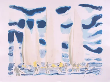 Литография Brasilier - Les Régates - Regattas