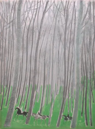 Литография Brasilier - Sous-Bois