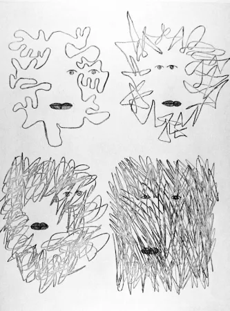 Офорт Brauner - Dans le néant intérieur la place du deviner implante sa force