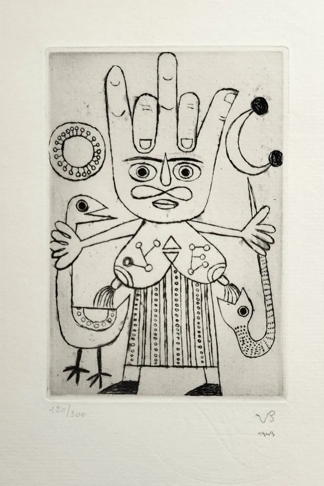 Офорт Brauner - Raziel