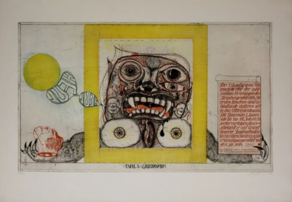 Гравюра Bremer - Lycanthropus / Werewolf