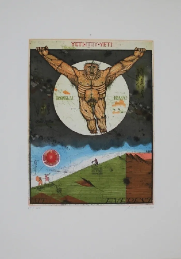 Офорт И Аквитанта Bremer - Yeti Yeti Yeti