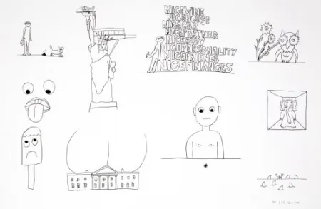 Литография Breuning  - Random thoughts about life 1