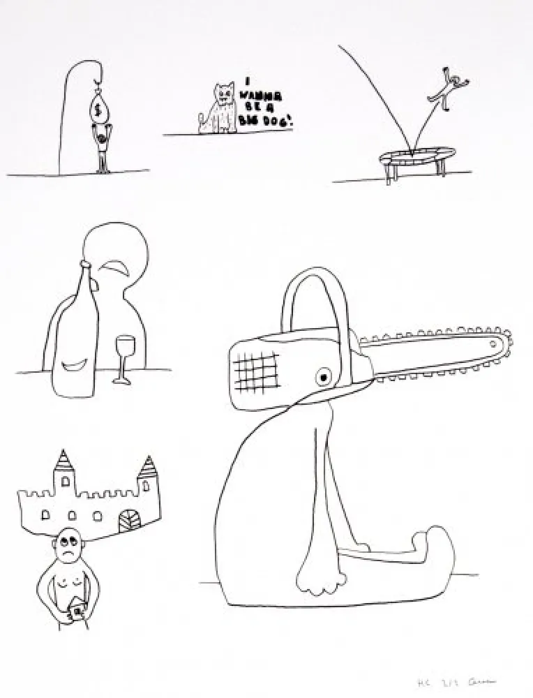 Литография Breuning  - Random thoughts about life 10