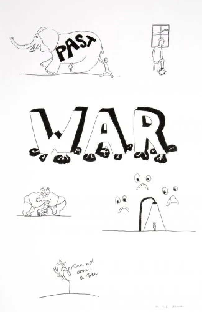 Литография Breuning  - Random thoughts about life 4