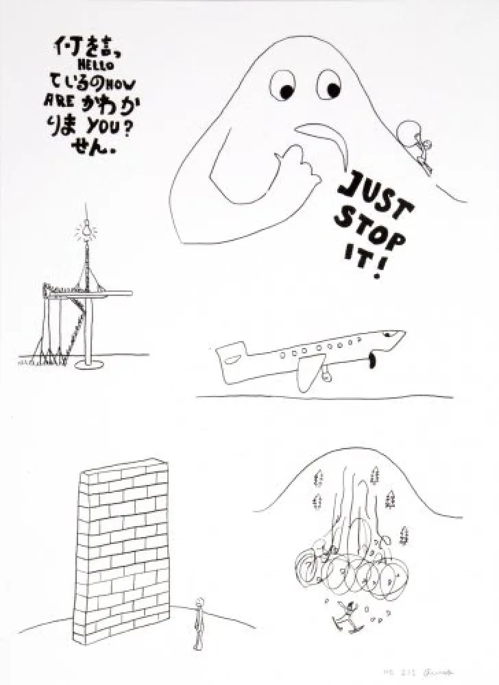 Литография Breuning  - Random thoughts about life 5