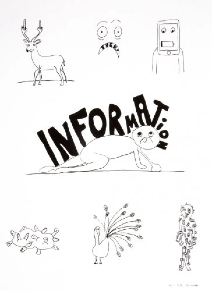 Литография Breuning  - Random thoughts about life 6