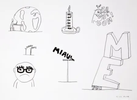 Литография Breuning  - Random thoughts about life 7