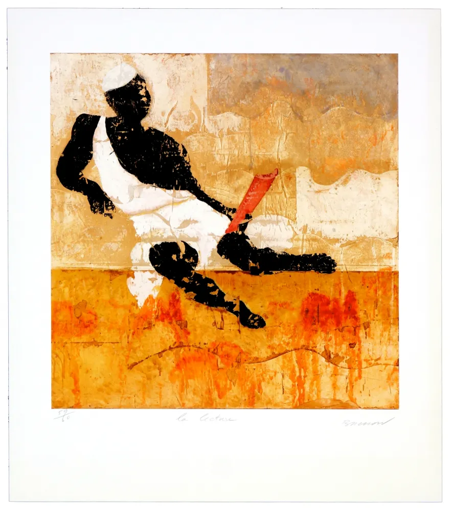 Литография Brisson - La lecture