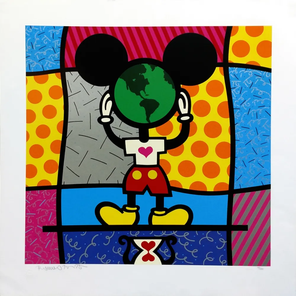 Сериграфия Britto - MICKEY'S WORLD