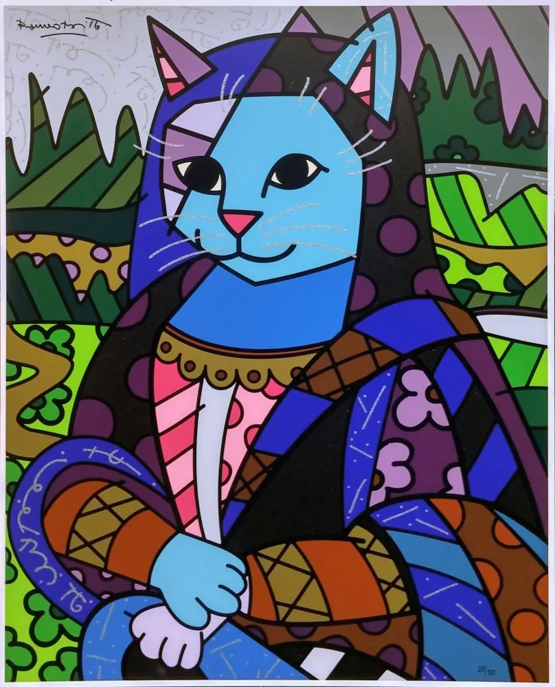 Сериграфия Britto - MONA CAT
