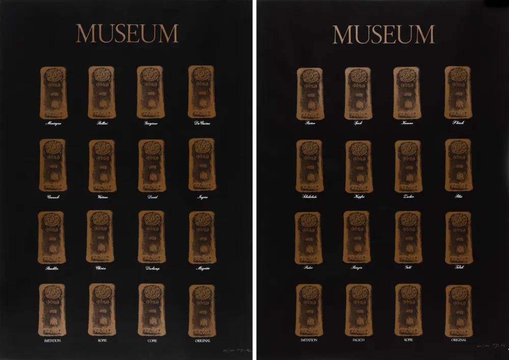 Сериграфия Broodthaers - Museum - Museum