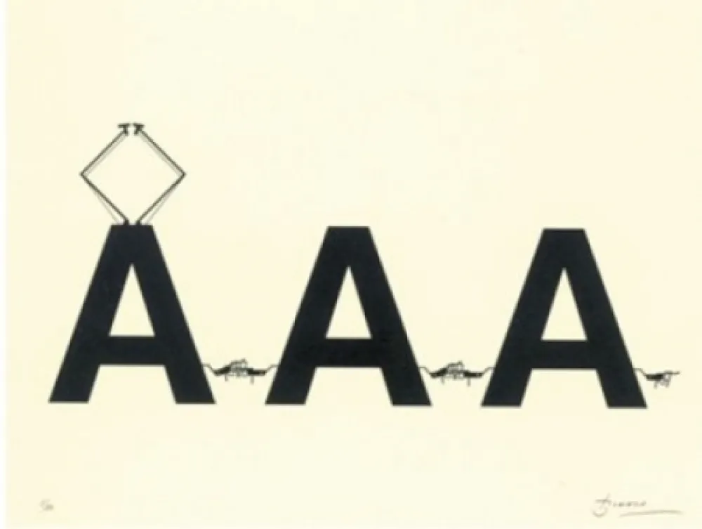 Литография Brossa - Comboi