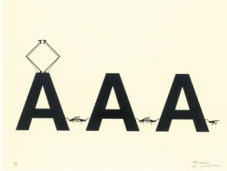 Литография Brossa - Comboi