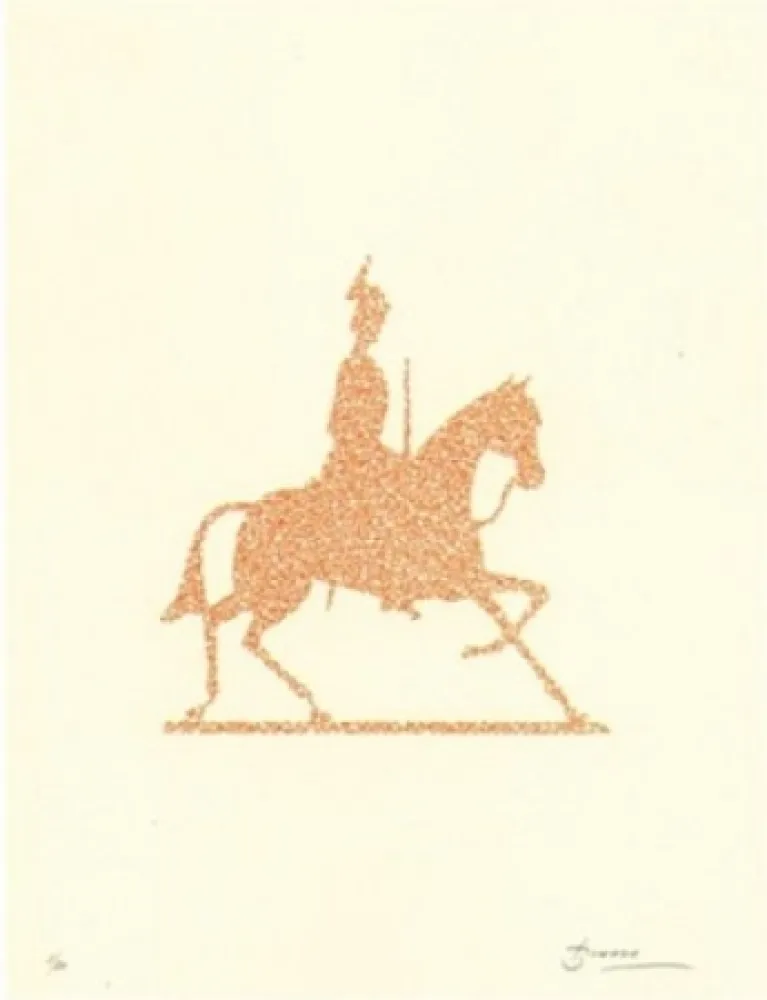 Литография Brossa - Poema visual 4