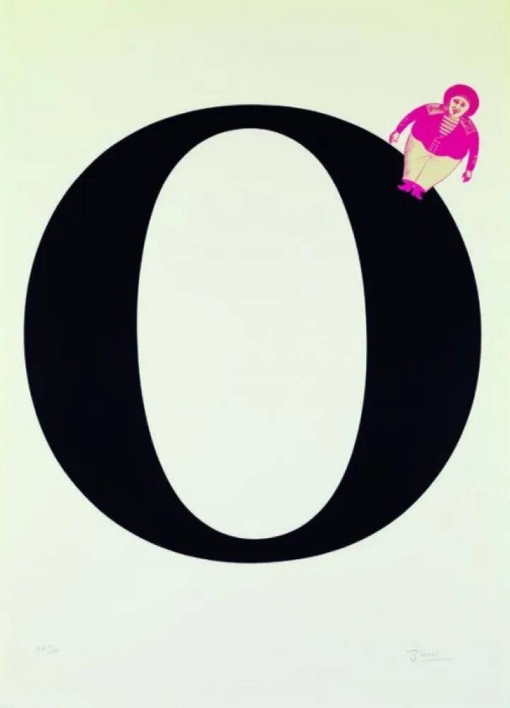 Литография Brossa - Poema Visual Ceret i Colliure