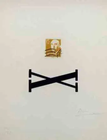 Сериграфия Brossa - Poema Visual - Franco