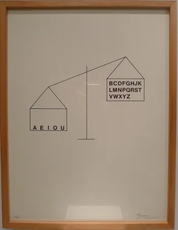 Литография Brossa - Sin Título