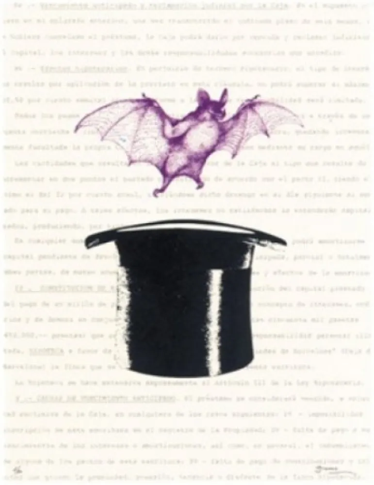 Литография Brossa - Vampir