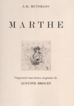 Офорт Brouet - Marthe