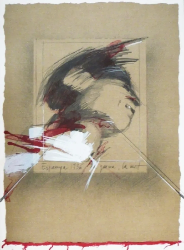 Литография Bru - Espagne 1936