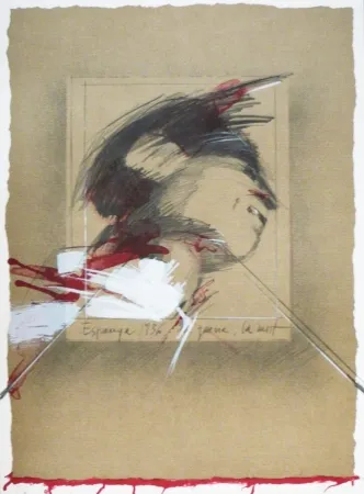 Литография Bru - Espagne 1936