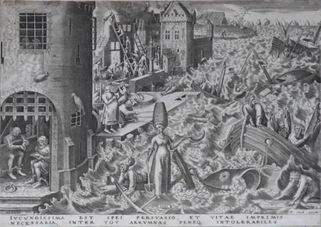 Офорт Brueghel - Hope from The World of Seven Virtues