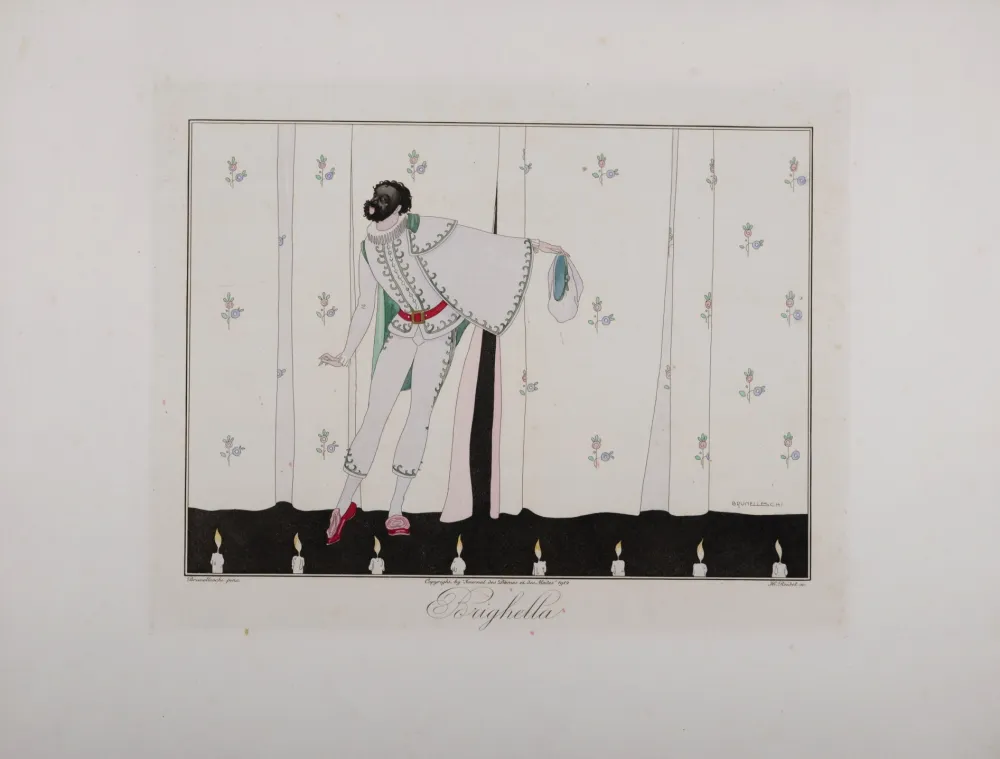 Гравюра Brunelleschi - Brighella, 1914 - Masterpiece!