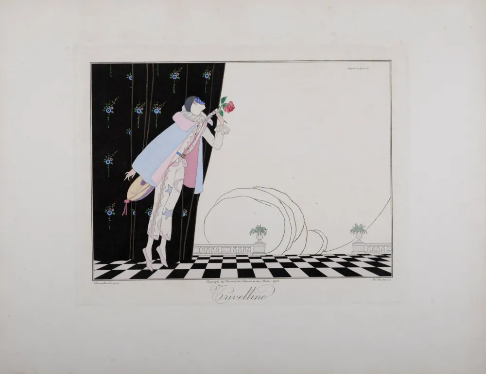 Гравюра Brunelleschi - Crivellino, 1914 - Masterpiece!