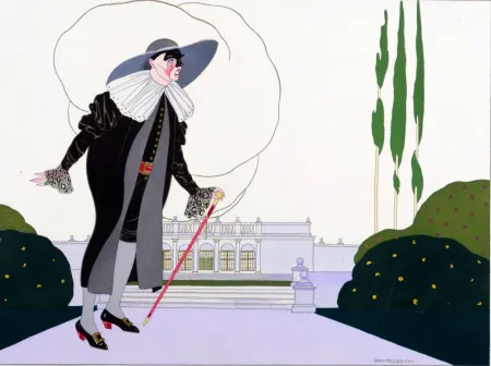 Трафарет Brunelleschi - Le Docteur Ballanzone (de Masques et de la Comédie Italienne - 1914)