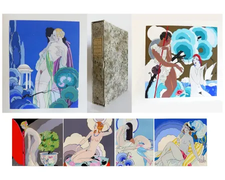 Иллюстрированная Книга Brunelleschi - Pierre Louÿs : LES AVENTURES DU ROI PAUSOLE. Avec 17 pochoirs hors-texte (Paris 1930)