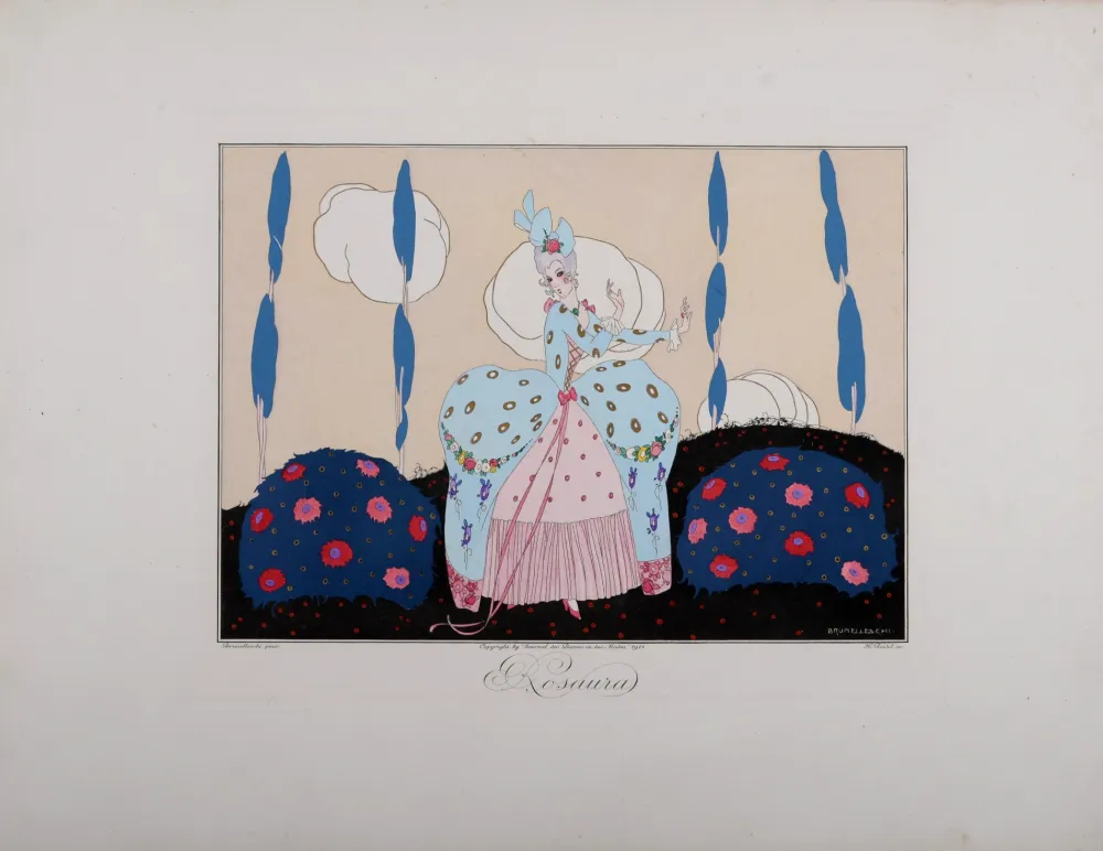 Гравюра Brunelleschi - Rausora, 1914 - Masterpiece!