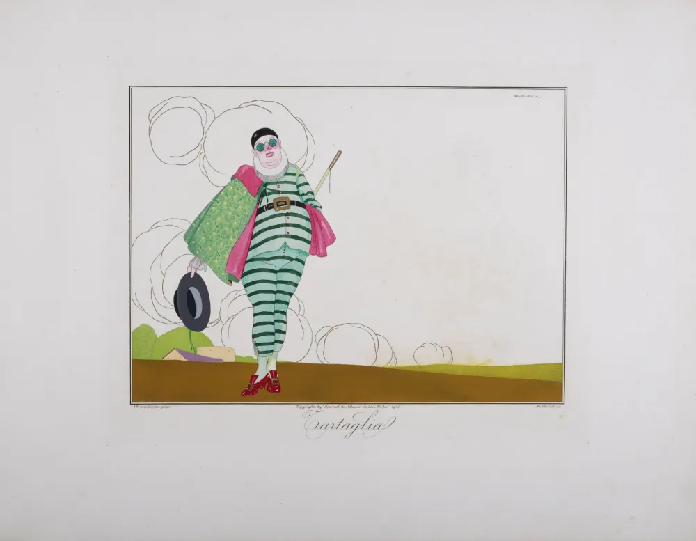 Гравюра Brunelleschi - Tartaglia, 1914 - Masterpiece!