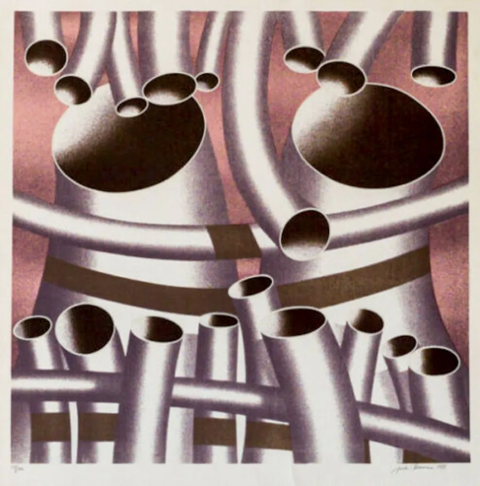 Сериграфия Brusca - Pipes
