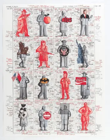 Сериграфия Bruskin -  Portfolio «Aufbruch aus Moskau»