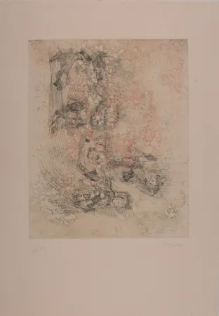 Офорт Bryen - Composition, 1967
