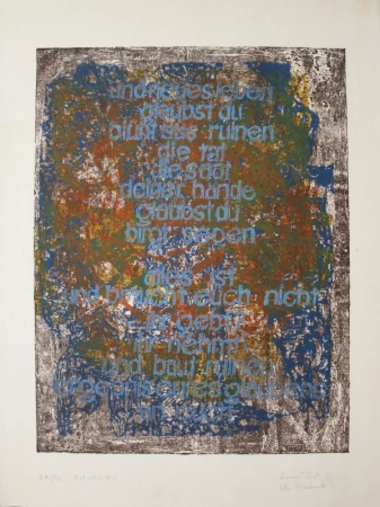 Литография Bub - Fortschritt? / Progress?