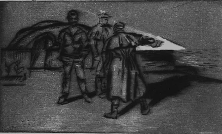 Гравюра Сухой Иглой Bucci - Il faro di Riva