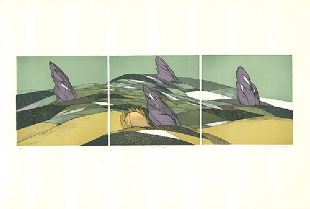 Офорт И Аквитанта Buchholz - Landschaft