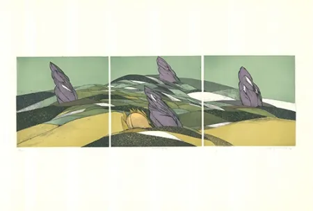 Офорт И Аквитанта Buchholz - Landschaft