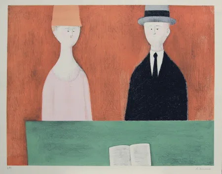 Литография Bueno - UNTITLED