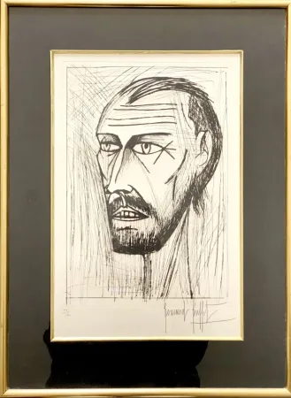 Гравюра Сухой Иглой Buffet - Autoportrait