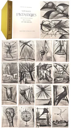 Иллюстрированная Книга Buffet - Bernard BUFFET Graveur - CYRANO DE BERGERAC. Voyages fantastiques aux états et empires de la lune et du soleil.