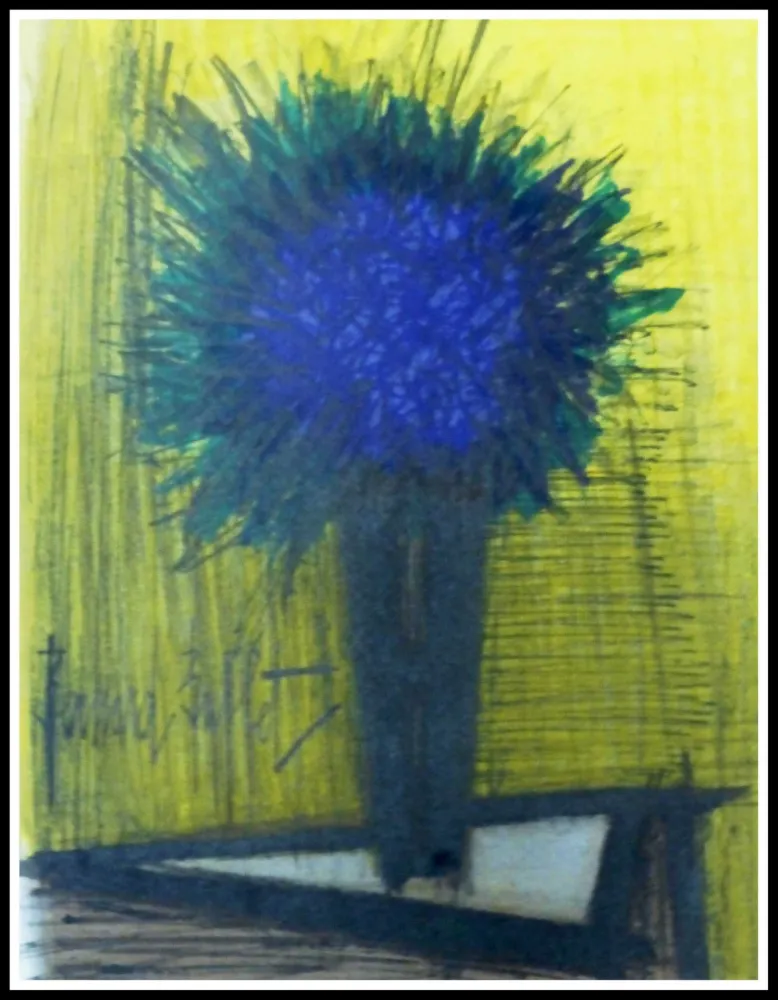 Литография Buffet - BOUQUET DE FLEURS