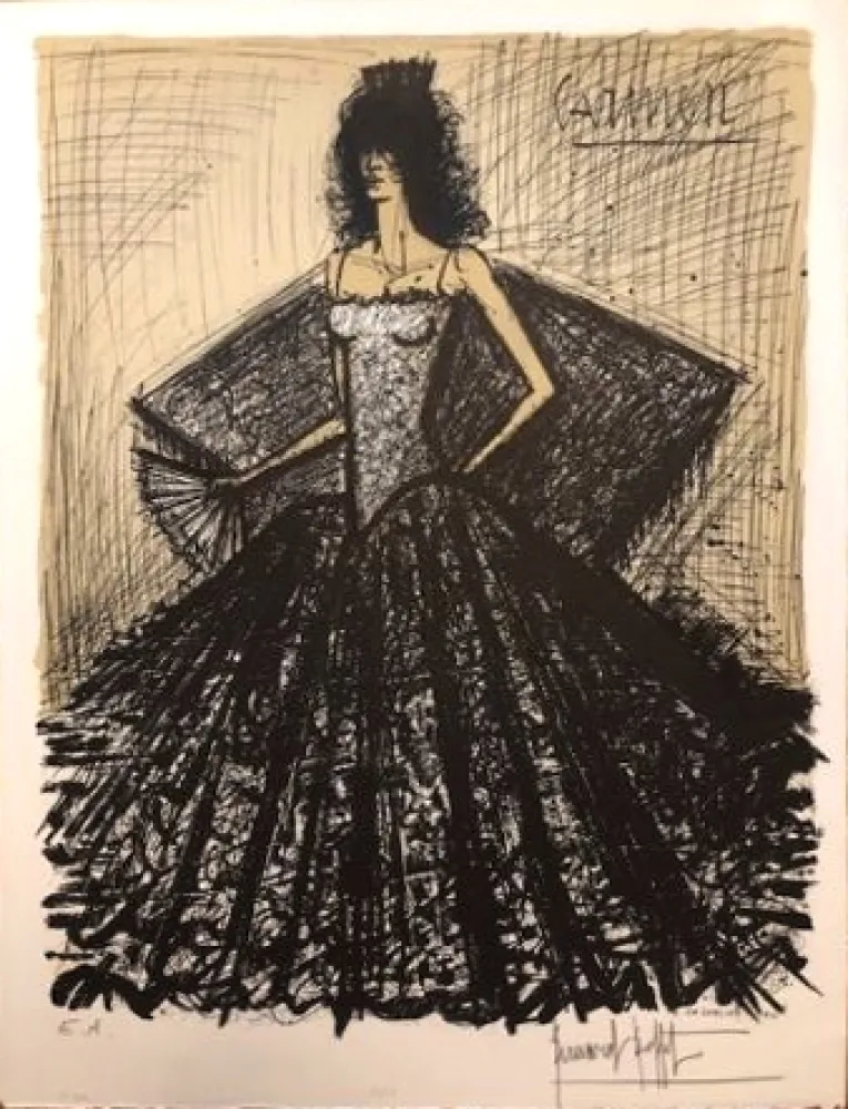 Литография Buffet - Carmen