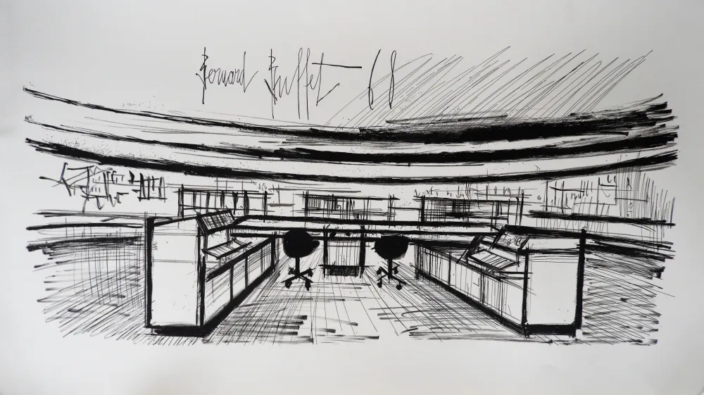 Литография Buffet - Control Room, Siemens,