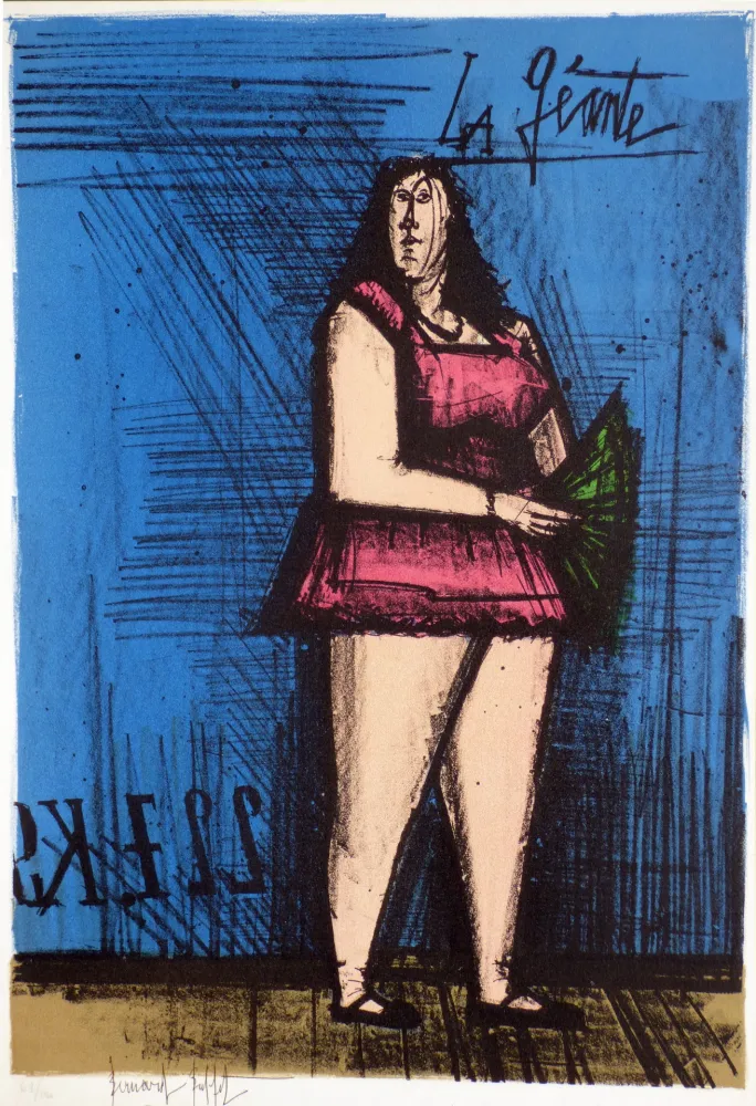 Литография Buffet - La géante