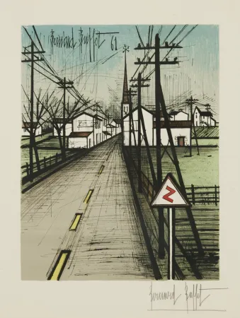 Литография Buffet - La route