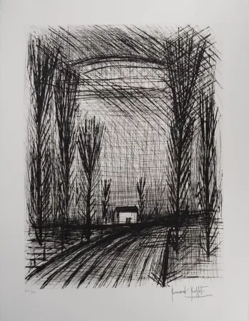 Гравюра Buffet - La route