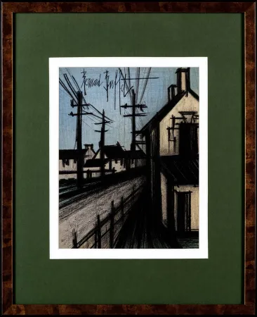 Литография Buffet - La Route du Village